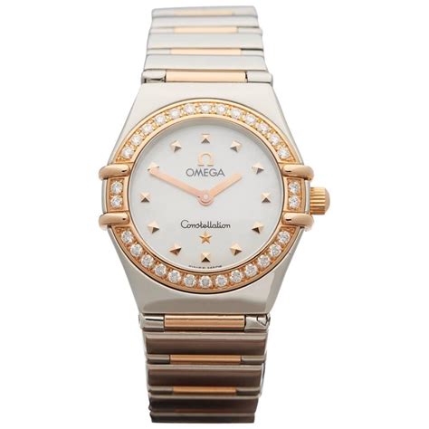 replica ladies omega constellation|ladies omega constellation diamond bezel.